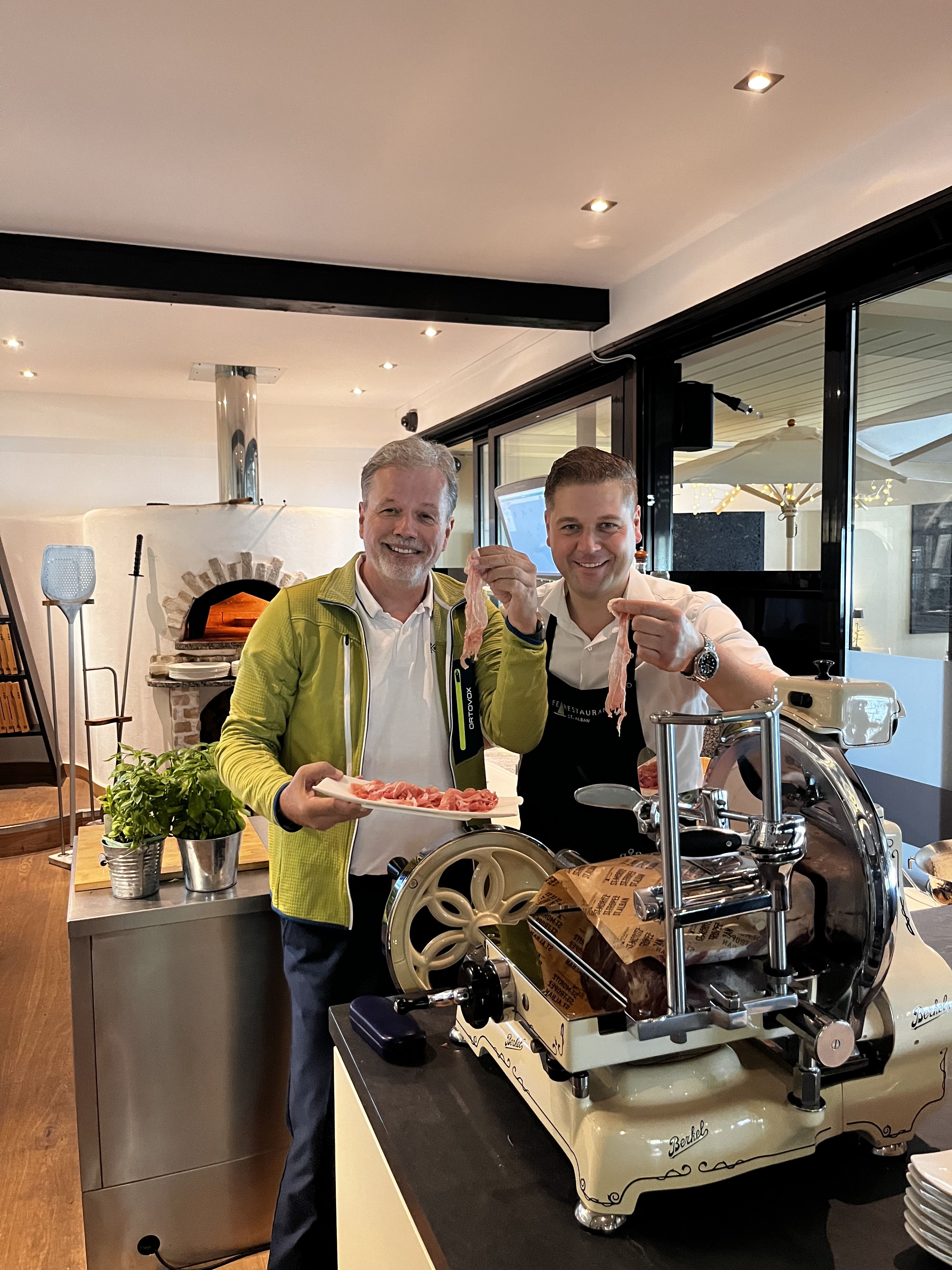 Berkel B114 Einweisung in St. Alban Restaurant - Diessen Ammersee / Bayern 